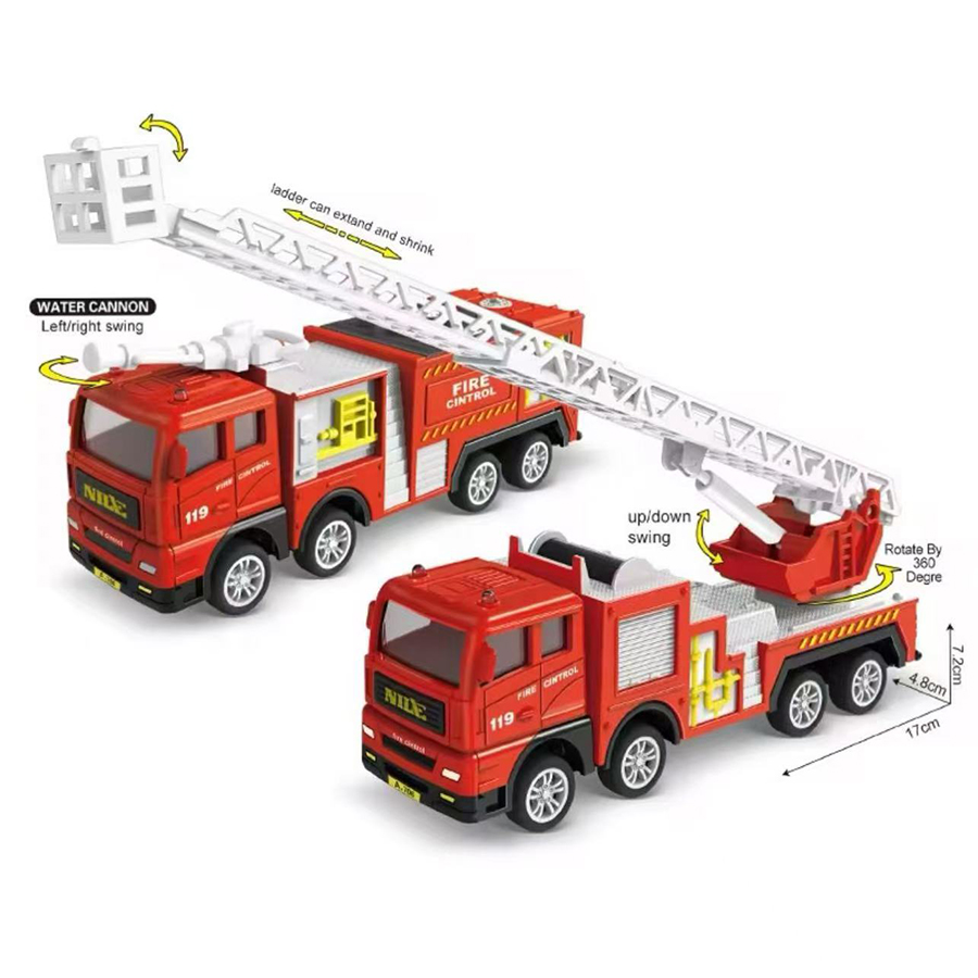 1pc-Alloy Fire Truck 1:32 Simu - Fire Escape Ladder avis et prix