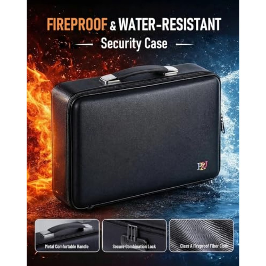 Fireproof Document Box - Hard- - Fire Safe Document avis et prix