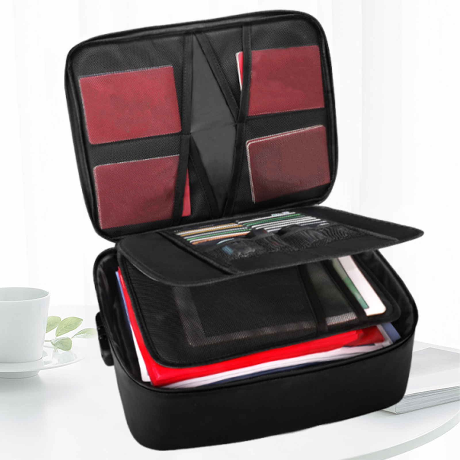 Fireproof Document Bag with Lo - Fire Safe Document avis et prix